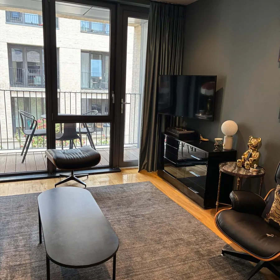Living room cleaned